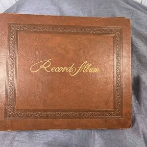 Vintage DECCA 10" 78 RPM Storage Album Clean Index Holds 12 Records 10 Included